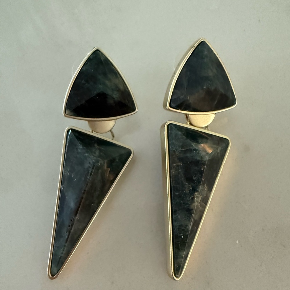 Kendra Scott Green Apatite Earrings